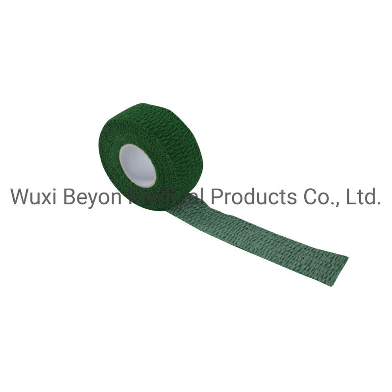 Elastic Adhesive Medical Tape Green Weightlifting Cotton Adhesive Bandage