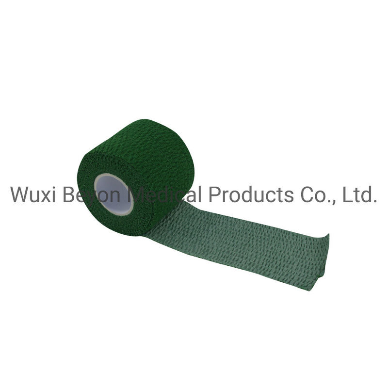 Elastic Adhesive Medical Tape Green Weightlifting Cotton Adhesive Bandage
